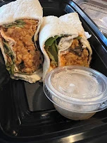 Buffalo Chickpea Wrap